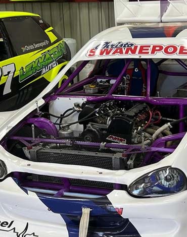 Race car lead builds